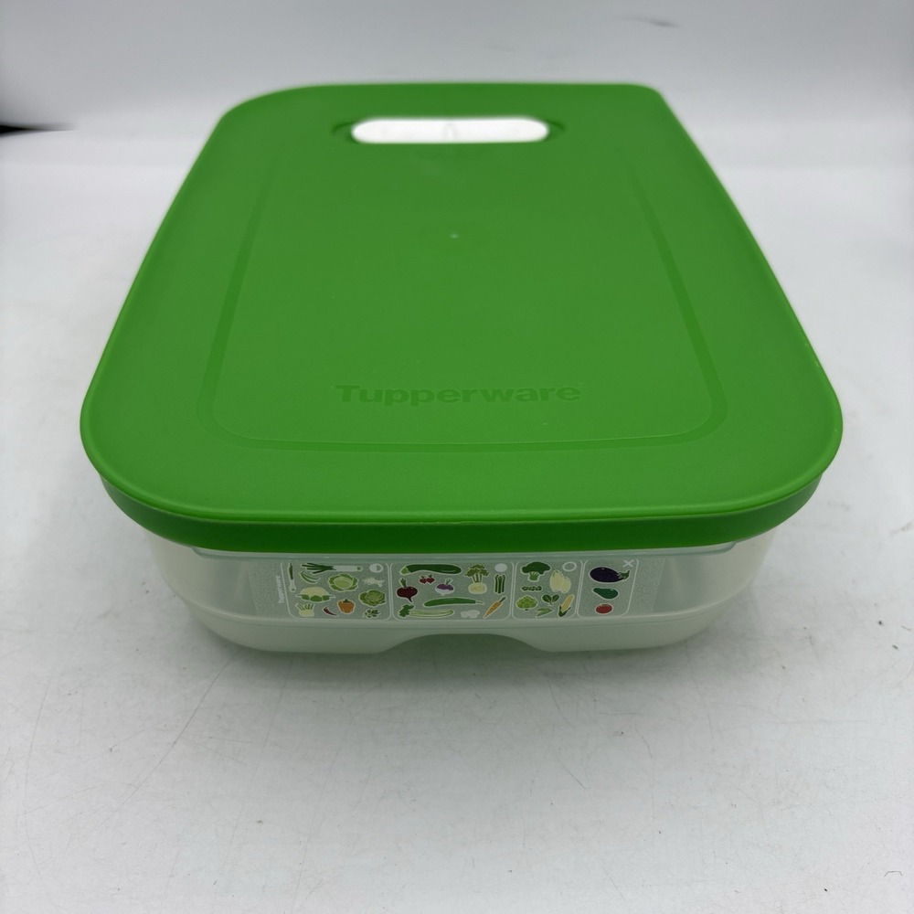 Tupperware Fridgesmart Medium Shallow Food Produce Container 1.8 L 7.5 Cups